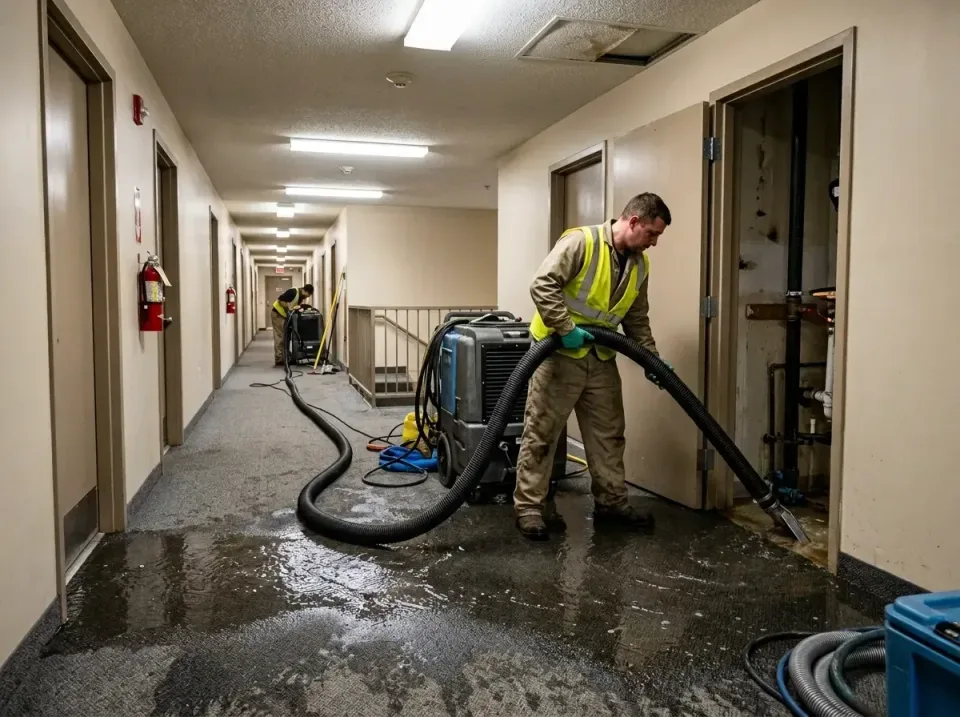 multi-unit-apartment-hallway-f-005 — frequently asked questions, Emergency Burst Pipe Water Extraction & Removal in Wendell,…